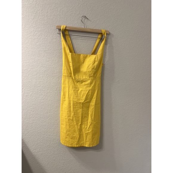 Anthropologie Dresses & Skirts - Anthropologie Corey Lynn Calter Yellow Cut-Out-Back Dress size S